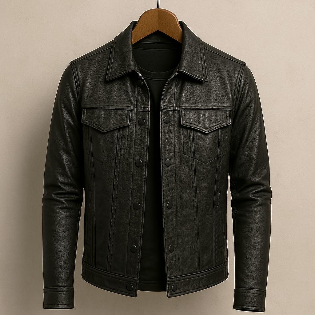 The Camden Leather Moto Jacket