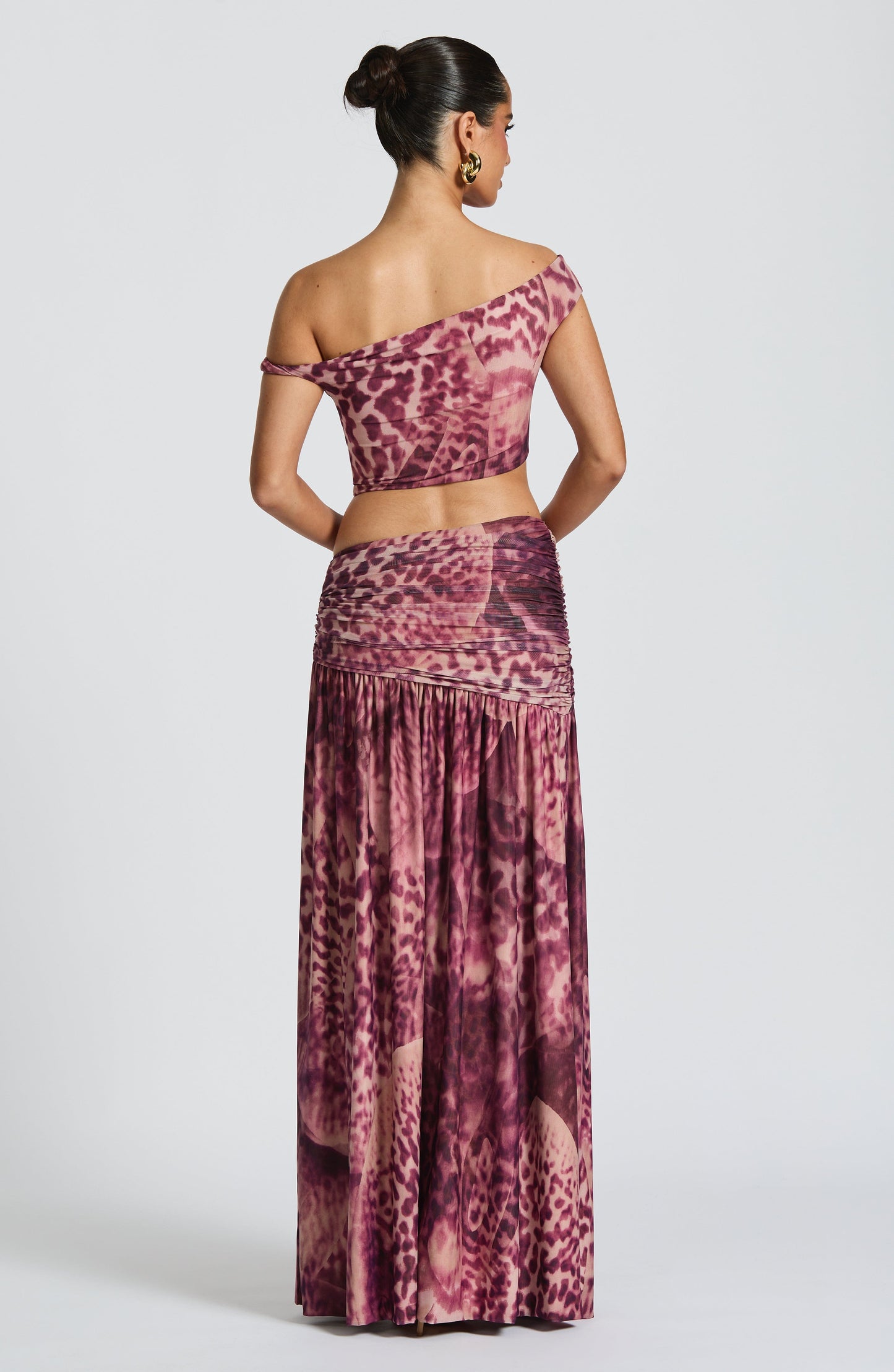 Orchid Bloom Maxi Skirt