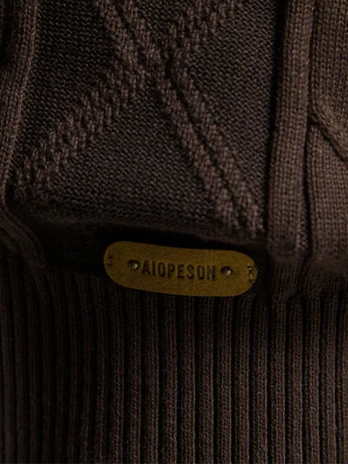 Geometric Jacquard Cardigan with Shawl Collar