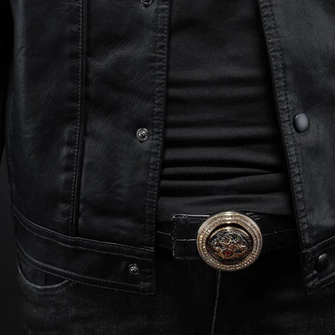 The Camden Leather Moto Jacket