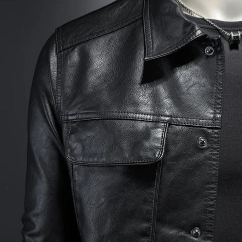 The Camden Leather Moto Jacket