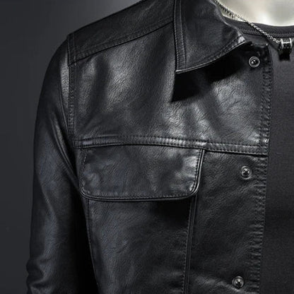 The Camden Leather Moto Jacket