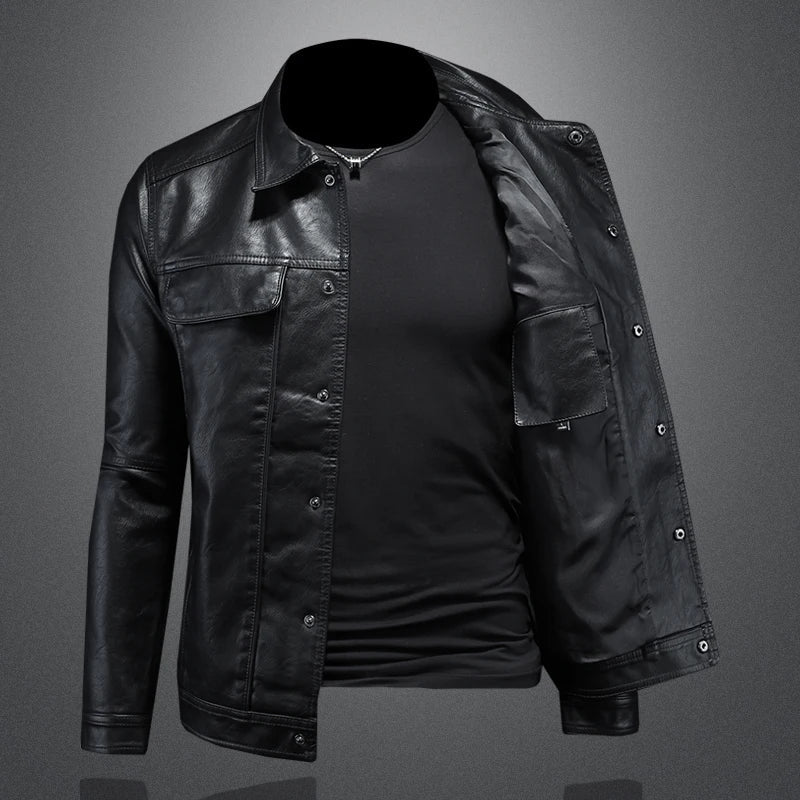 The Camden Leather Moto Jacket