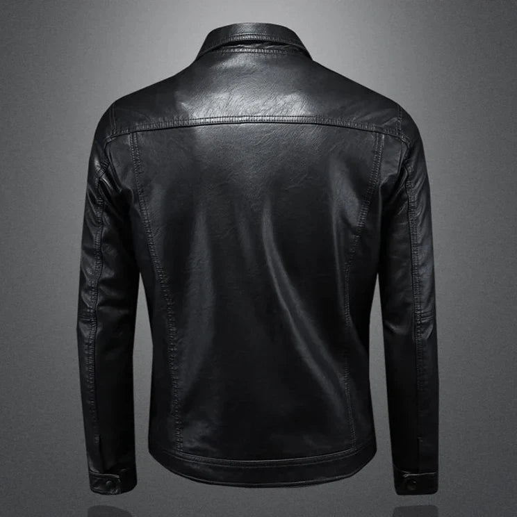 The Camden Leather Moto Jacket