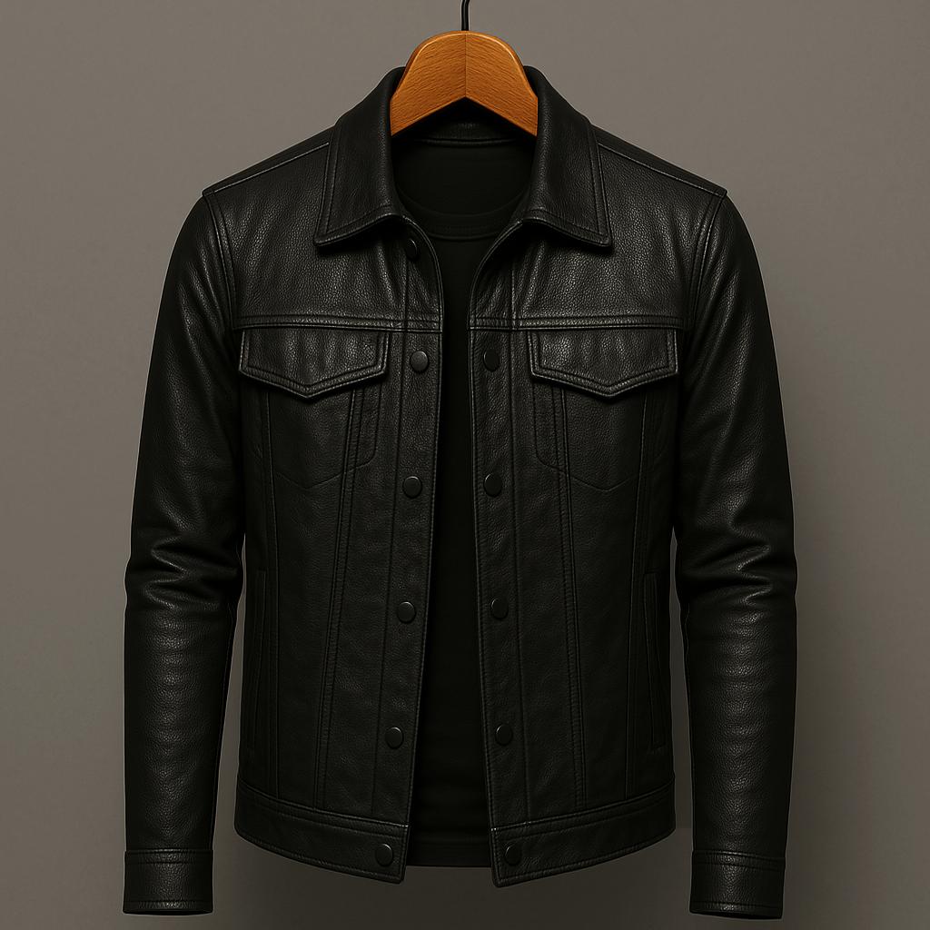 The Camden Leather Moto Jacket