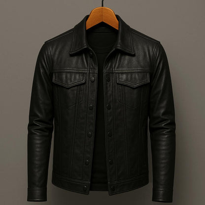 The Camden Leather Moto Jacket