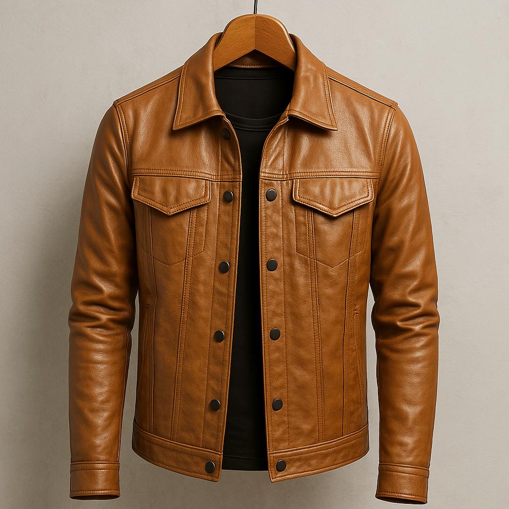 The Camden Leather Moto Jacket