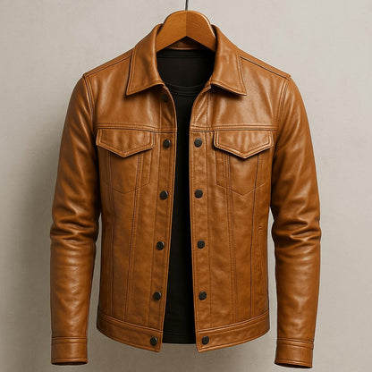 The Camden Leather Moto Jacket